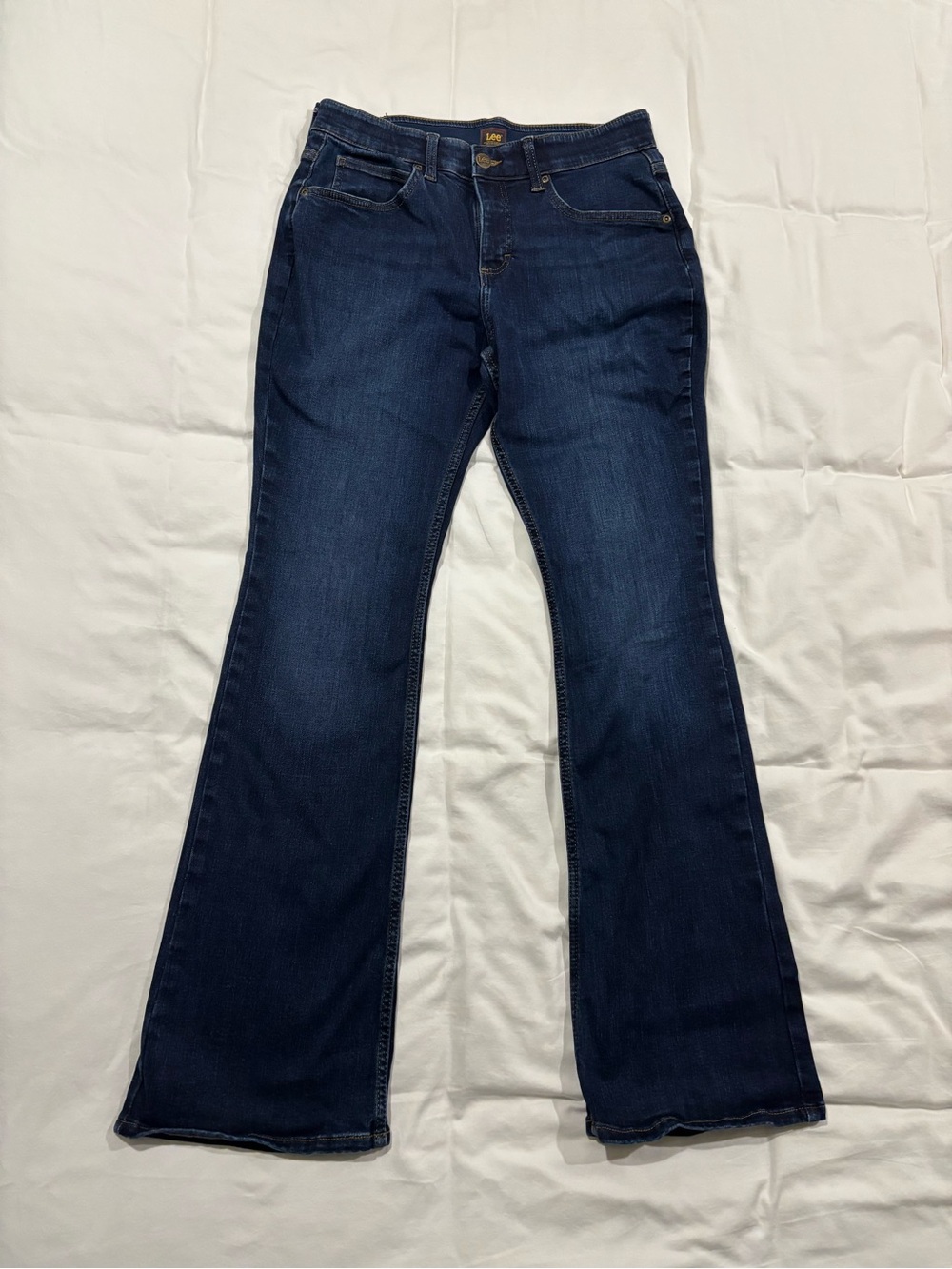 Lee Women's Dark Indigo Flare Jeans